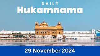 Daily Hukamnama  Gurbani with meaning  29th November  Master Jagir Singh Gurditpuria [upl. by Ahsinar171]