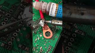 Copper Soldering One drop of lotion flux makes tinning easy welding [upl. by Liza]