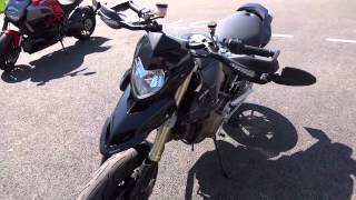 Essai moto Ducati Rennes  Hypermotard 1100 [upl. by Muryh916]