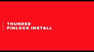 HOW TO INSTALL PINLOCK LS2 THUNDER [upl. by Benita387]