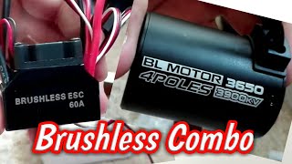 BL Motor Surpass Hobby 3650 3900kv  60A KingBox ESC and Flysky GT2b UNBOXING Brushless [upl. by Yuji185]