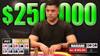 The LUCKIEST Poker Hand 100200 NL at Hustler Casino [upl. by Dygert]