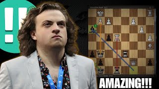 Amazing Tactic  Rauf Mamedov vs Hans Moke Niemann  Four Knights Game Scotch Variation Accepted [upl. by Isman750]