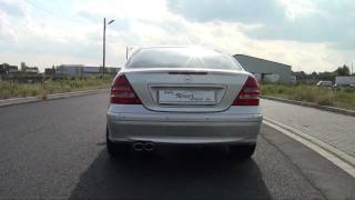 Mercedes CKlasse W203 320  Eisenmann Auspuff Exhaust [upl. by Moffit]