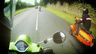 SLUK  Readspeed 190 vs Scomadi 200 vs Vespa GTS300 [upl. by Notkcorb]