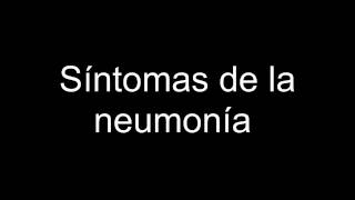 Síntomas de la neumonía [upl. by Carree]