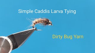 Fly Tying  Simple Caddis Larva [upl. by Ennair]