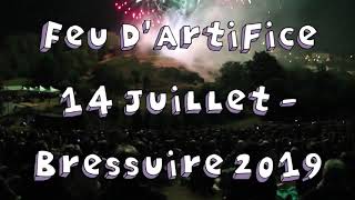 Feu dartifice 14 juillet 2019 Bressuire 79 [upl. by Cathee]