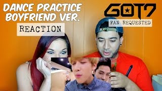 GOT7 quotJust Right딱 좋아quot Dance Practice 2 Just Crazy Boyfriend Ver Reaction KPOP [upl. by Janetta]