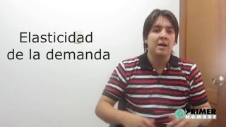 Elasticidad de la demanda y la oferta [upl. by Tarabar]