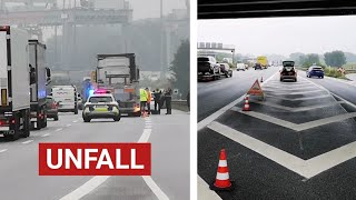 HAMBURG  Unfall auf der A1  Stauvermeidung  autobahnnothelfer [upl. by Nnayrb528]