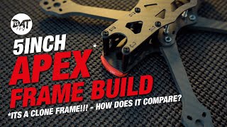 fpv Apex 5 inch Frame build is it a good fpv frame for freestyle [upl. by Iclehc]