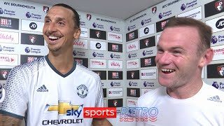 Zlatan Ibrahimovic after making his Premier League debut for Manchester United [upl. by Hekker]