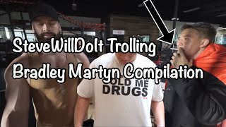 SteveWillDoIt TROLLING Bradley Martyn Compilation [upl. by Telrahc]