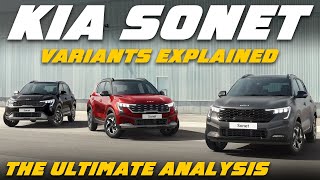 2024 Sonet Facelift Petrol Variants Explained  HTE HTK HTK HTX HTX GTX X Line  May [upl. by Munt196]