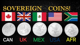 The SILVER OF YOUR NATION TOP 5 SOVEREIGN COINS silver [upl. by Ailel]