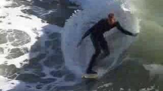 Kickflip Attempt on A Surfboard Derek Bockelmen [upl. by Christen]