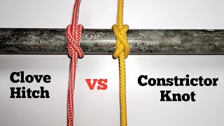 Clove Hitch vs Constrictor Knot The Ultimate Showdown [upl. by Petronilla]