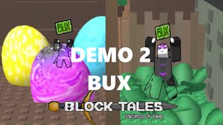 All BUX LOCATIONS In BLOCK TALES Demo 2 Roblox [upl. by Hayse]