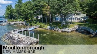 Video of 50 Captains Walk  Moultonborough New Hampshire waterfront real estate amp homes [upl. by Nanerb]