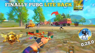 Pubg Lite New 0280😳 Comeback Update 2024  Pubg Mobile Lite 0280 New Update 2024  GUJJAR X [upl. by Seumas676]