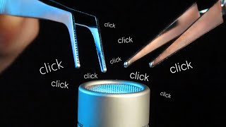 ASMR Tweezer Clicking  No Talking [upl. by Aiht]