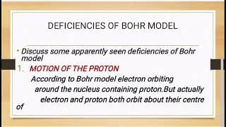 Correspondence Principle Deficiencies Of Bohr Model [upl. by Ztnarf180]