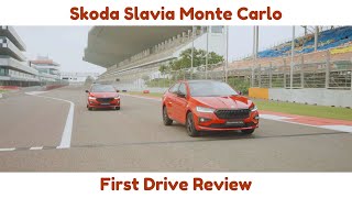 Skoda Slavia Monte Carlo  First Drive at BIC F1 Track [upl. by Urien]