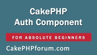 CakePHP 254 Basics Tutorial for Beginners  Blog Application  19  Baking Users Auth Component [upl. by Lira]