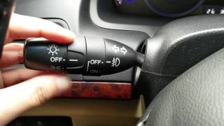 How to turn on fog lights [upl. by Salvidor]