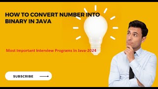 Converting Number Into Binary In Java [upl. by Adnawt]