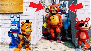 CAN FNAF WORLD HIDE FROM THE NIGHTMARE TOY ANIMATRONICS GTA 5 Mods FNAF RedHatter [upl. by Seif7]