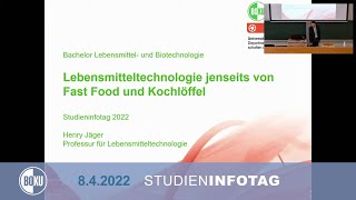 quotLebensmitteltechnologie  Naturwissenschaft amp Technik jenseits von Fast Food amp Kochlöffelquot [upl. by Balthasar]