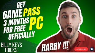 Get Game Pass PC 3 months for free OFFICIAL and very Legit [upl. by Tema]