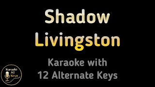 Livingston  Shadow Karaoke Instrumental Lower Higher Male amp Original Key [upl. by Hadeehsar]