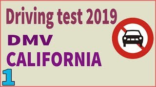 DMV CALIFORNIA driving tests 2019 [upl. by Aric]