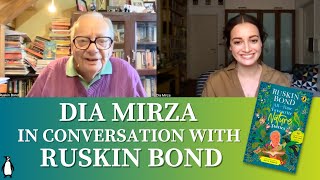 Actor Dia Mirza In Conversation With Author Ruskin Bond  Penguin India [upl. by Noble765]