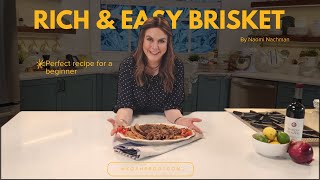 Easy Beginners Brisket In The Oven Kosher For Passover [upl. by Avrenim]