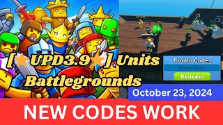 ALL Codes Work Units Battlegrounds ROBLOX October 23 2024 [upl. by Elihu]