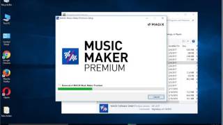 Uninstall MAGIX Music Maker Premium 2017 on Windows 10 [upl. by Eanod]