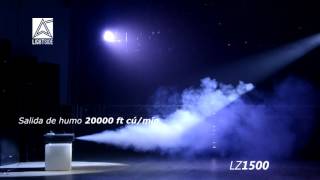 Máquina de humo LZ1500 de Lightside [upl. by Marjory]