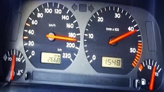 VW Golf TDI Acceleration  Top Speed Test [upl. by Metah]