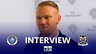 Interview  Stranraer 31 Elgin City 4 November 2023 [upl. by Ecyor]