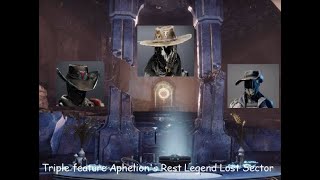 Aphelions Rest Legend Lost Sector all classes in Under 150 [upl. by Decca249]