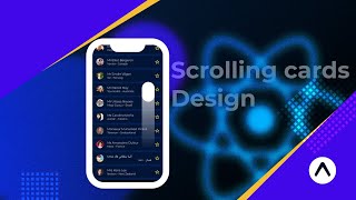 Scrolling card design with react native expo 2024 [upl. by Akinot]