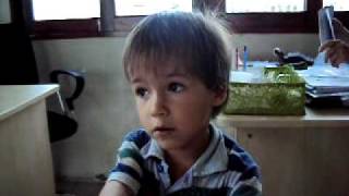 3 yearold bilingual child switching between English and Portuguese [upl. by Omrellug]