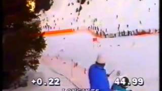 Deborah Compagnoni wins superG Morzine 1992 [upl. by Atiuqcaj]