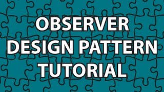 Observer Design Pattern [upl. by Nagy786]