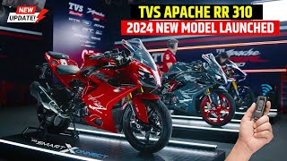 Finally TVS Apache RR 310 New Model 2024 Launched in India 🤩New Price amp Features Apache310 Next gen [upl. by Sumahs]