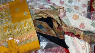 Kashmiri kani shawls latest collection fresh premium designer shawls at discounted prices 7009132603 [upl. by Dygert660]